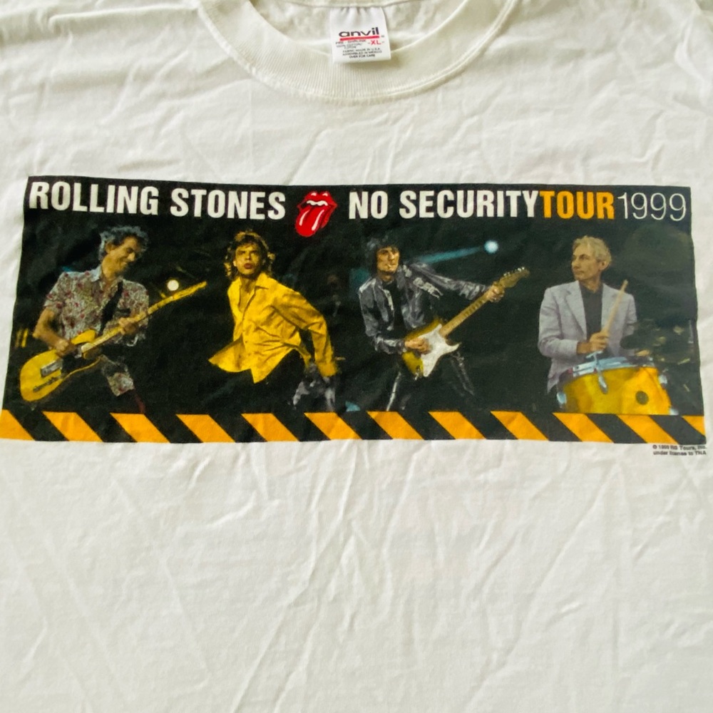 Rolling Stones 1999 NO SECURITY TOUR tee